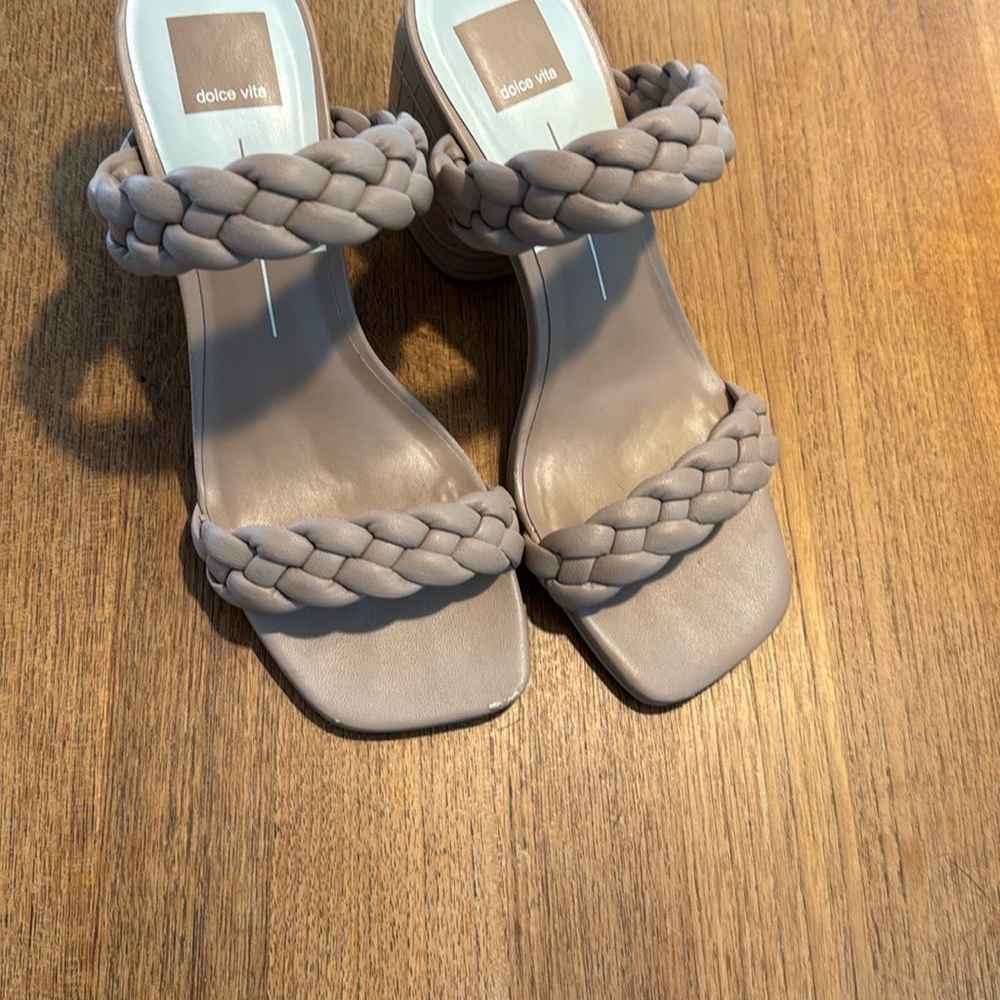 Dolce Vita Women's Braided Block Heeled Sandals